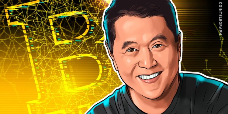 Kiyosaki Says Cash Crunch Driving Crash, Stays Bullish on BTC, Gold