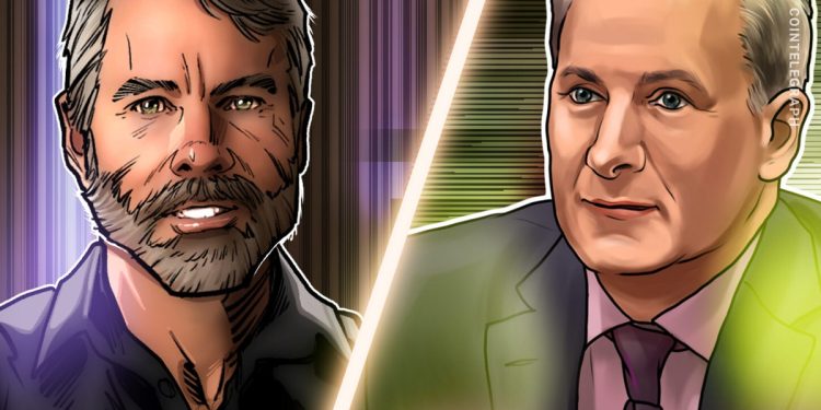 Peter Schiff Challenges Strategy’s Michael Saylor to a Debate