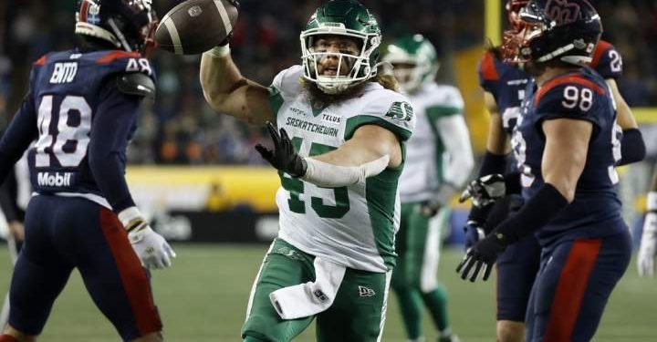Roughriders beat Alouettes 25-17 to give MVP Trevor Harris his first Grey Cup as a starter – Winnipeg