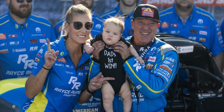 Tony Stewart’s wife Leah Pruett shares heartfelt message on son Dominic’s first birthday 
