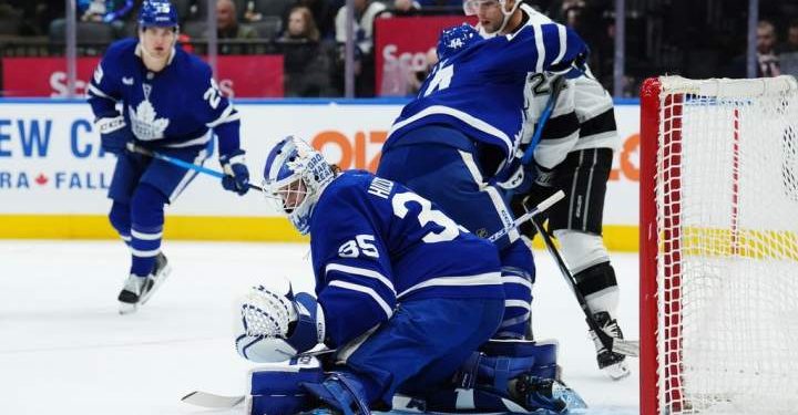 Byfield scores in OT, Kings top Leafs 4-3