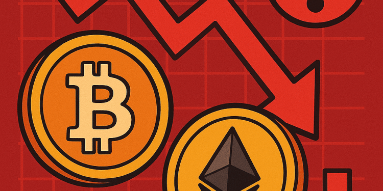 BTC And ETH Crash To Their Support Levels