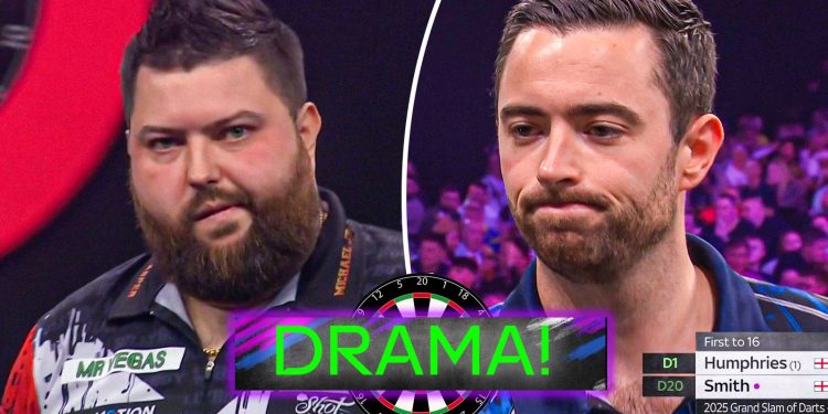 'FINALLY!' | Smith and Humphries miss FOURTEEN doubles during scrappy leg!