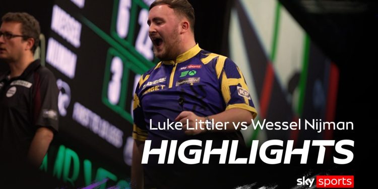 Littler dominates Nijman to reach quarter-finals