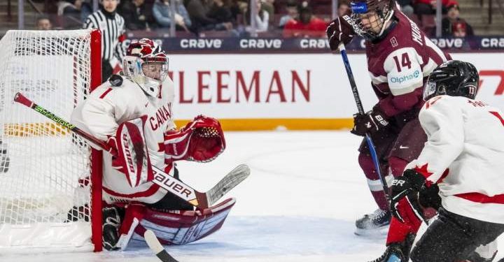 Canada squeaks by Latvia in OT at world juniors